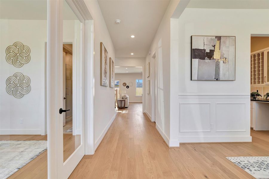 Furnished interior view inside a new home in , Houston (Image 38).