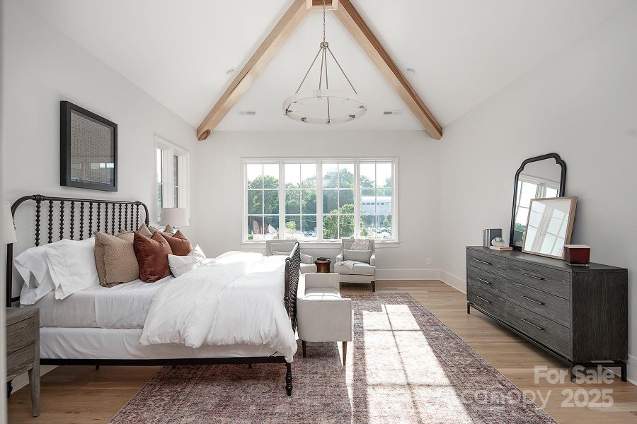 Furnished interior view inside a new home in , Charlotte (Image 7).