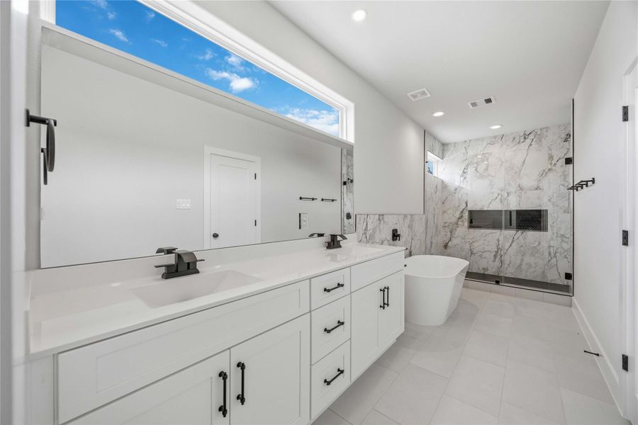 Furnished interior view inside a new home in , Houston (Image 11).