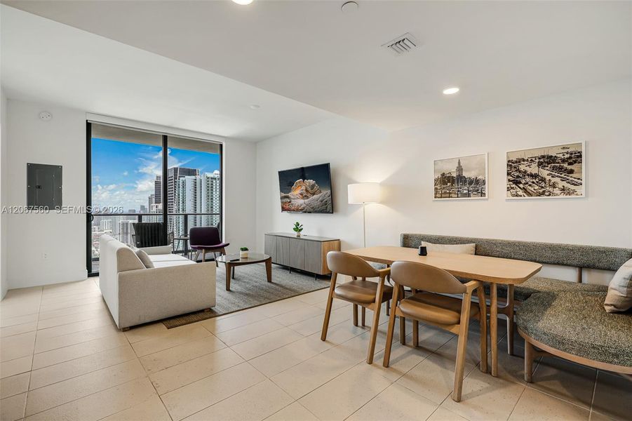 Furnished interior view inside a new home in Natiivo Miami, Miami (Image 6).