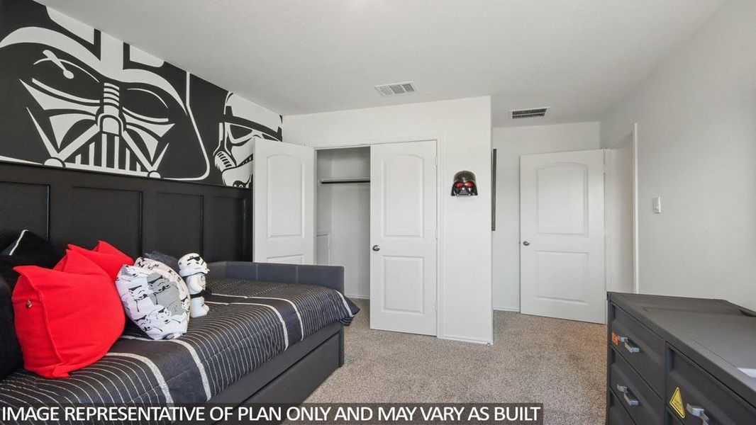 Furnished interior view inside a new home in Venetian Pines, Conroe (Image 5).