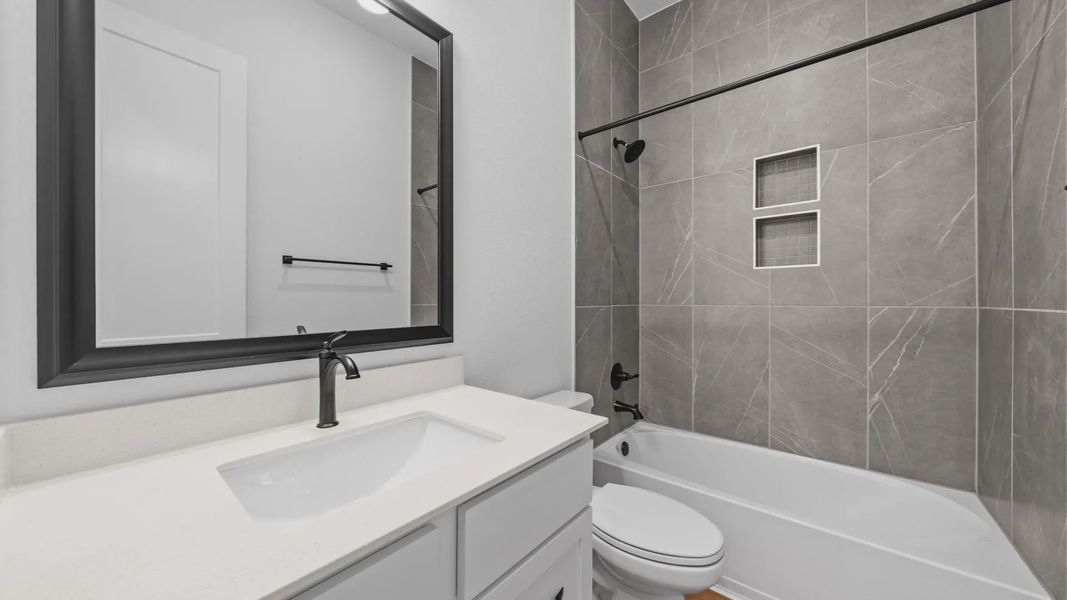 Furnished interior view inside a new home in Briarley, Montgomery (Image 9). Furnished interior view inside a new home in Briarley, Montgomery (Image 9).