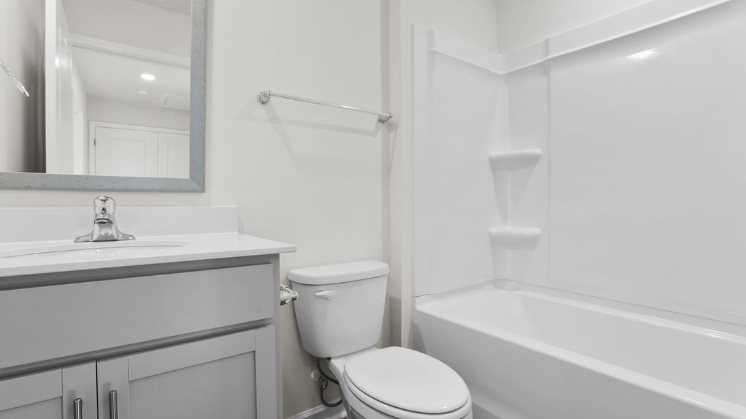 Furnished interior view inside a new home in Tanglewood Townes, Greenville (Image 8).