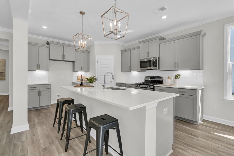 Furnished interior view inside a new home in Six Oaks, Summerville (Image 12).