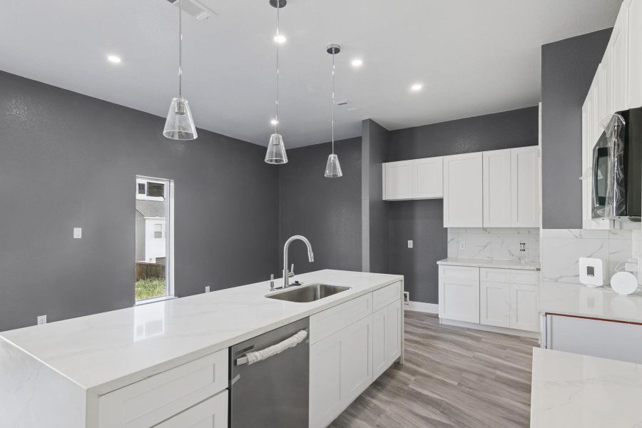Furnished interior view inside a new home in , Houston (Image 8).