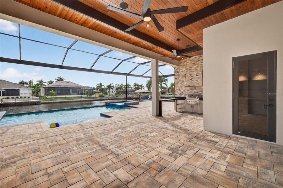 Exterior details and patio area of a home in , Cape Coral (Image 26). Exterior details and patio area of a home in , Cape Coral (Image 26).