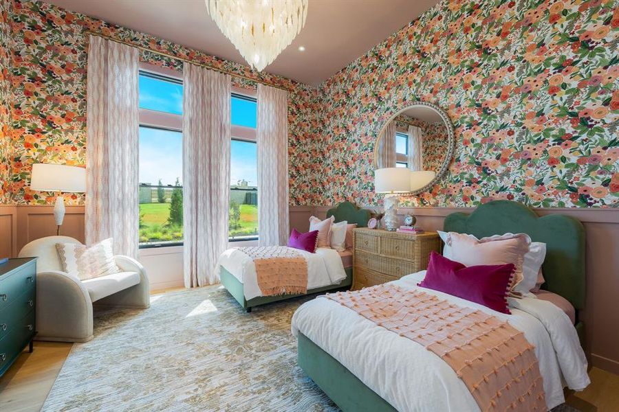 Furnished interior view inside a new home in Fleming Pointe, Fort Worth (Image 8).