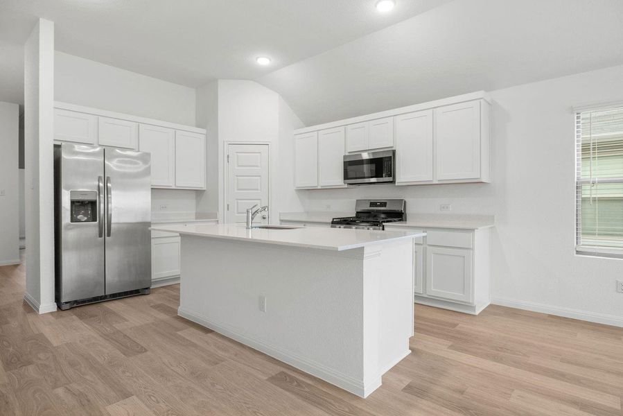 Furnished interior view inside a new home in Trinity Ranch, Elgin (Image 14).