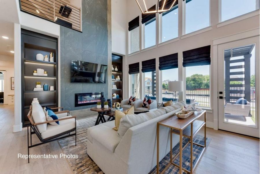 Furnished interior view inside a new home in Edgewater, Fate (Image 10). Furnished interior view inside a new home in Edgewater, Fate (Image 10).