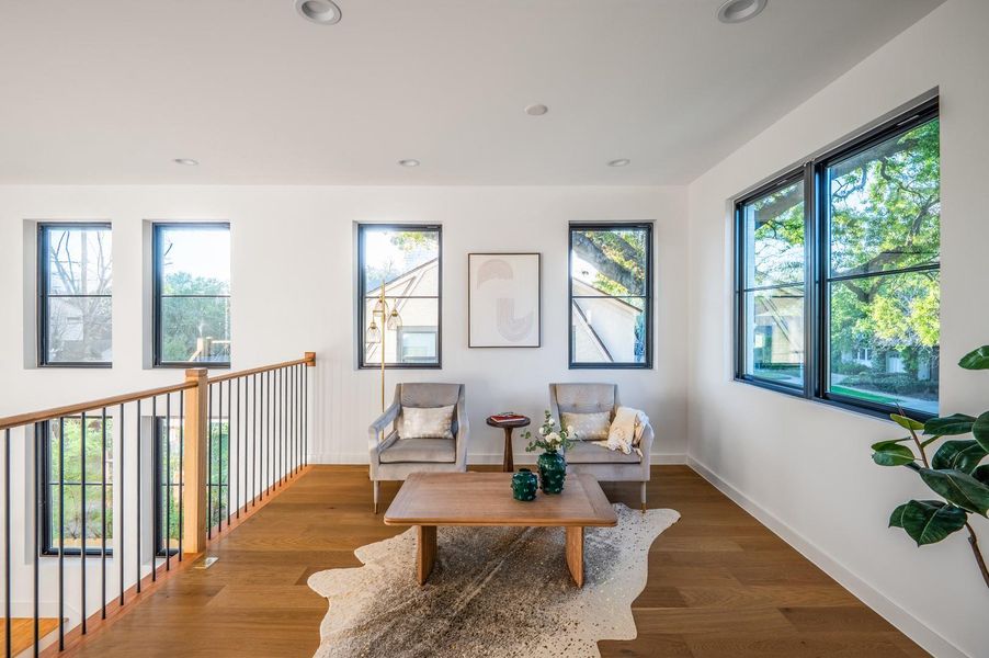 Furnished interior view inside a new home in , Houston (Image 29).