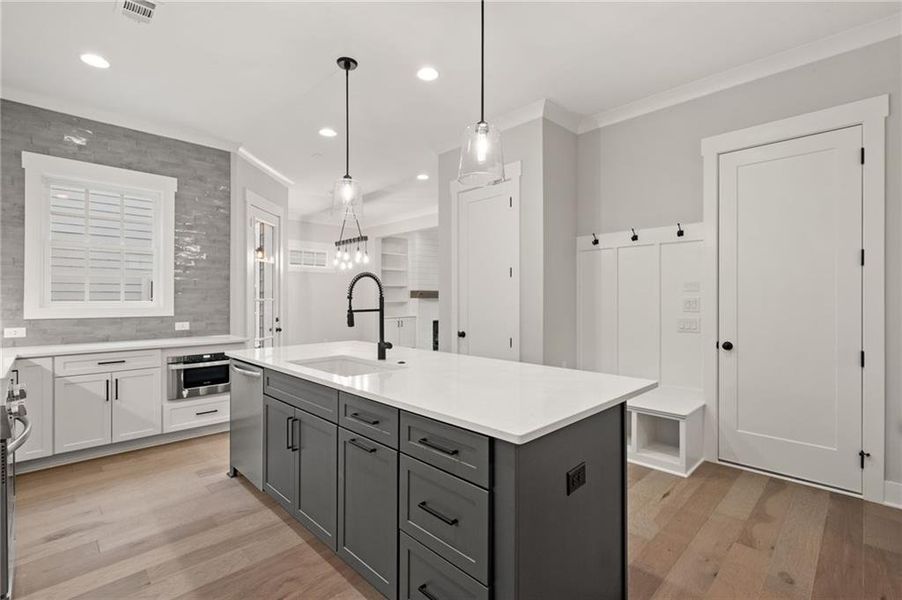 Furnished interior view inside a new home in , Woodstock (Image 2).