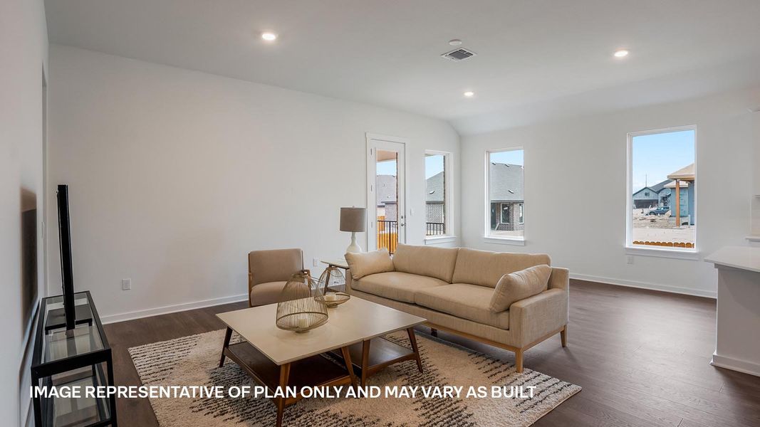 Furnished interior view inside a new home in Rosenbusch Ranch, Leander (Image 13).