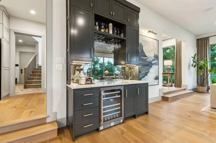 Furnished interior view inside a new home in , Malakoff (Image 11).