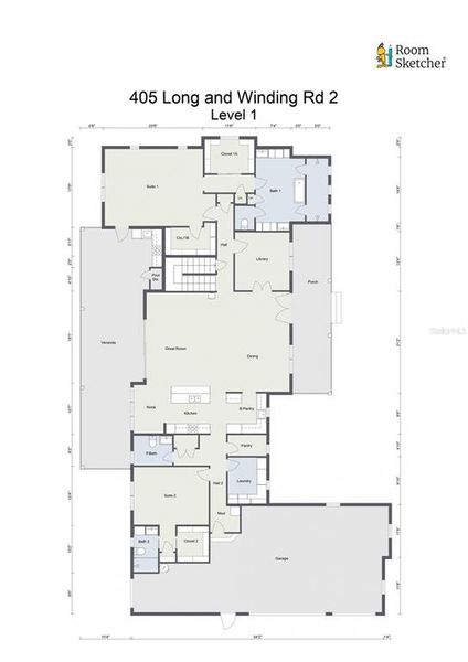 2D floor plan layout of this home in , Howey-in-the-Hills, FL (Image 7).