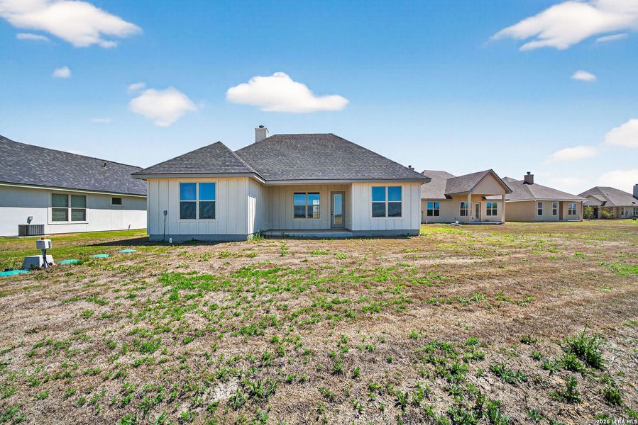 Exterior details and patio area of a home in Boehme Ranch, Castroville (Image 4).
