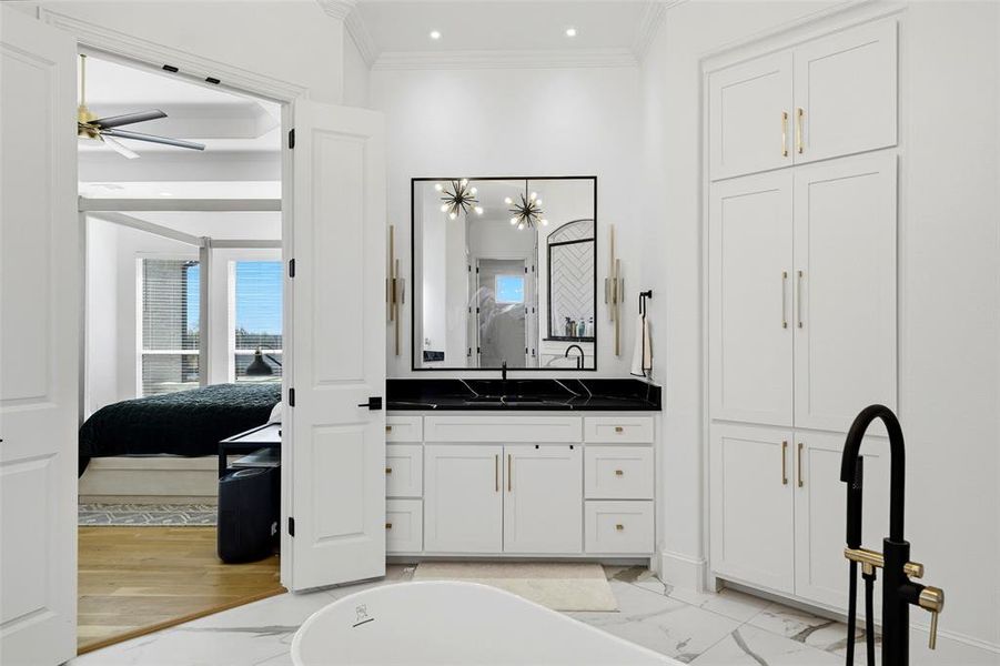 Furnished interior view inside a new home in , Rockwall (Image 20).