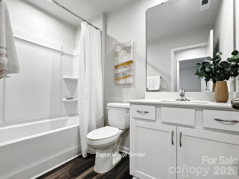 Furnished interior view inside a new home in Bailey Run, Charlotte (Image 17).