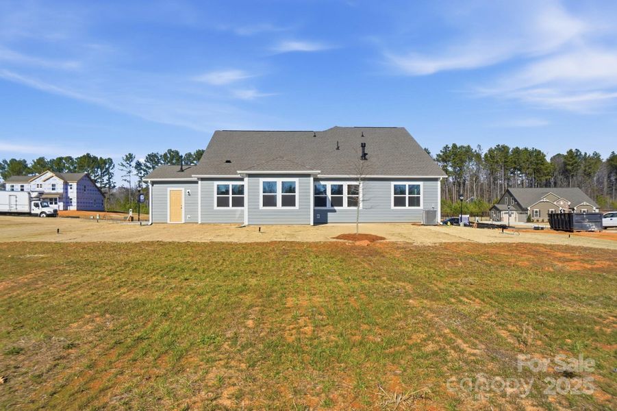Exterior details and patio area of a home in Blair Place, Monroe (Image 4).