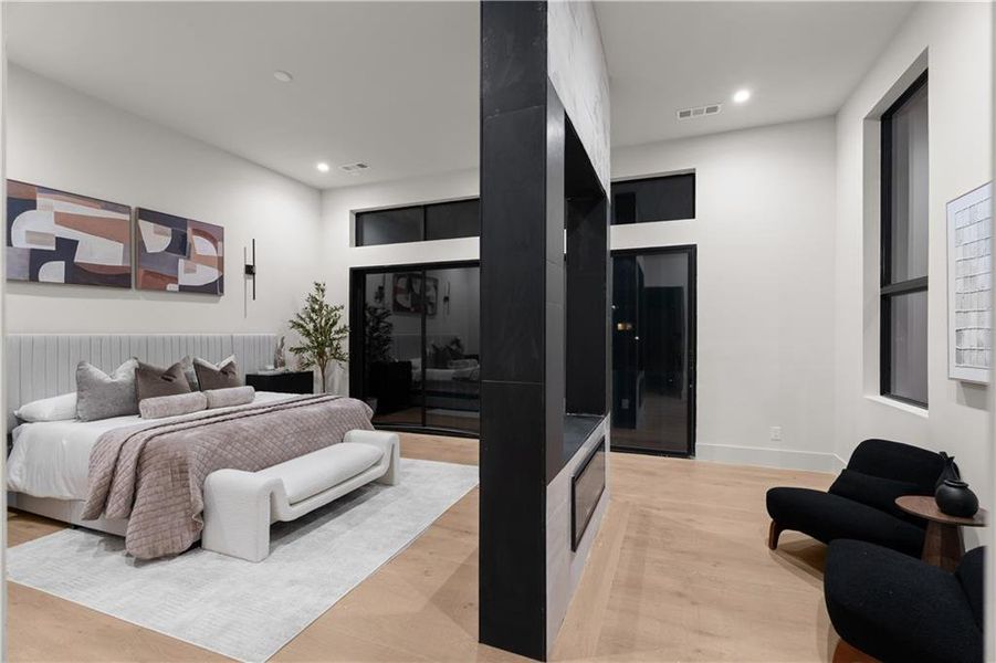 Furnished interior view inside a new home in , Atlanta (Image 56).