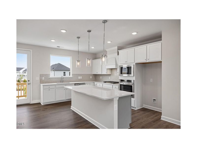 Furnished interior view inside a new home in Forestville Yard Townhomes, Knightdale (Image 3).