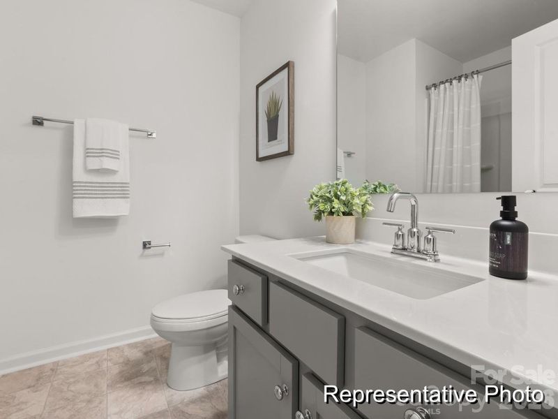 Furnished interior view inside a new home in , Clover (Image 12).