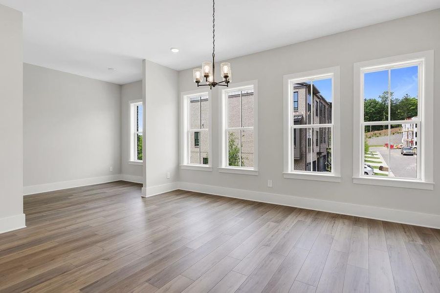 Spacious, unfurnished interior of a new home in Echo Park, Suwanee (Image 28).