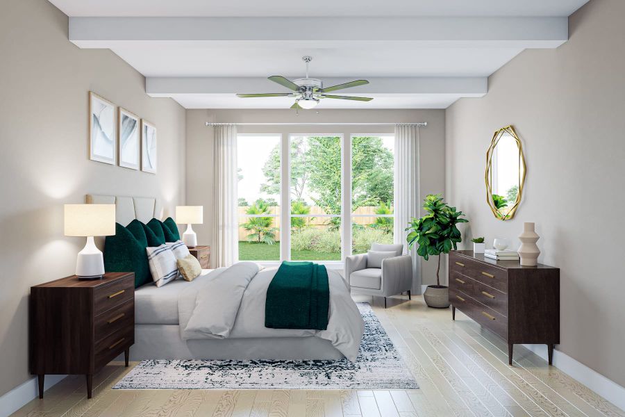 Furnished interior view inside a new home in Trillium, Richmond (Image 12).