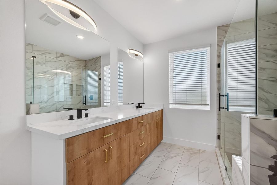 Furnished interior view inside a new home in , Houston (Image 19).