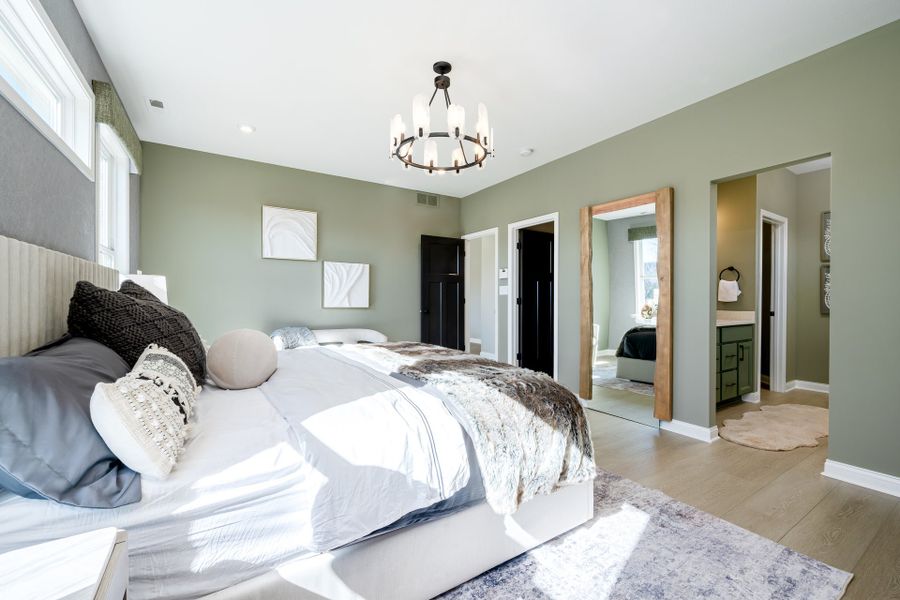 Representative furnished interior of a home built from the Magnolia by Fischer Homes in Vista Hills, Louisville (Image 24).
