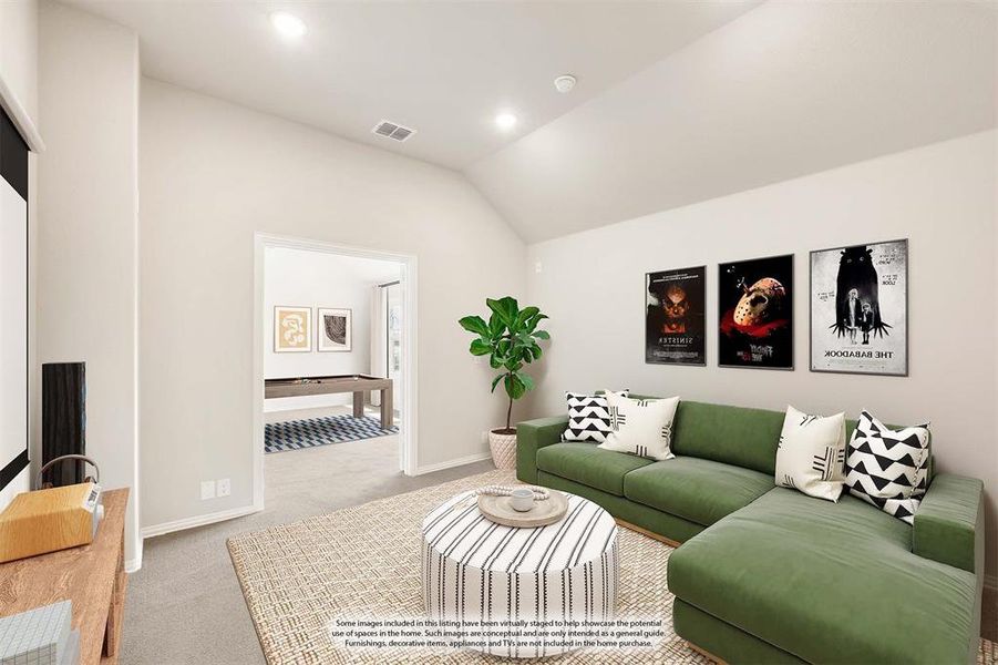 Furnished interior view inside a new home in Timberbrook 3B-4A, Justin (Image 10).