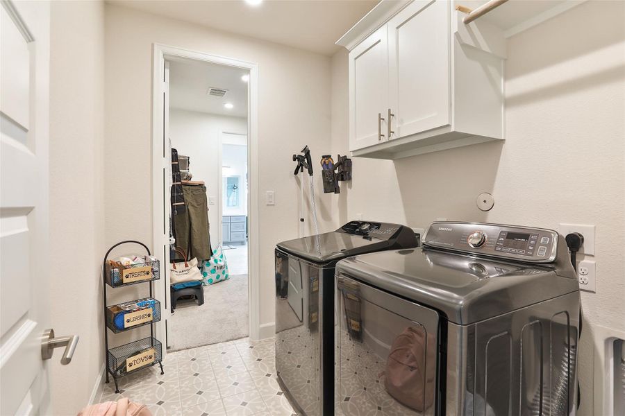 Furnished interior view inside a new home in Elyson, Katy (Image 15).