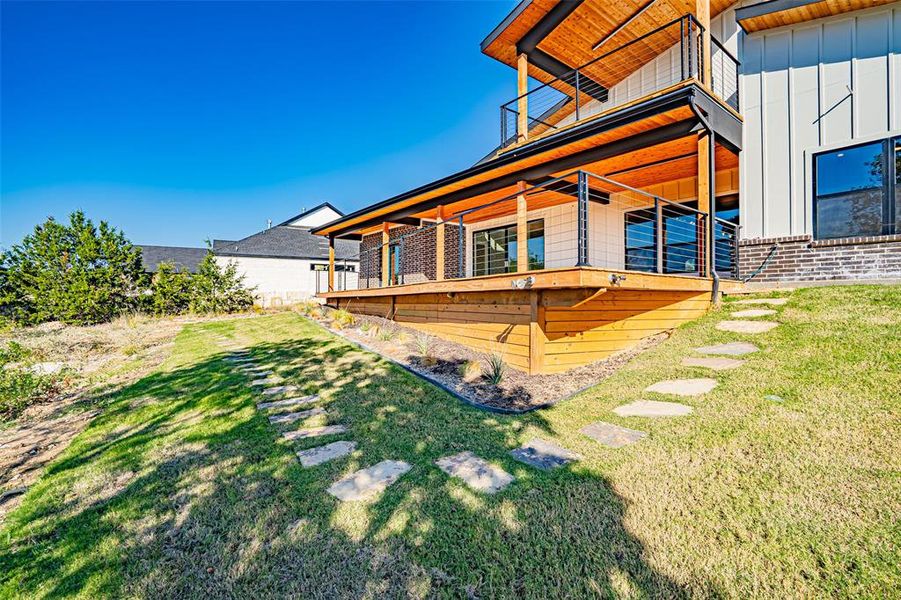 Exterior details and patio area of a home in , Weatherford (Image 19). Exterior details and patio area of a home in , Weatherford (Image 19).