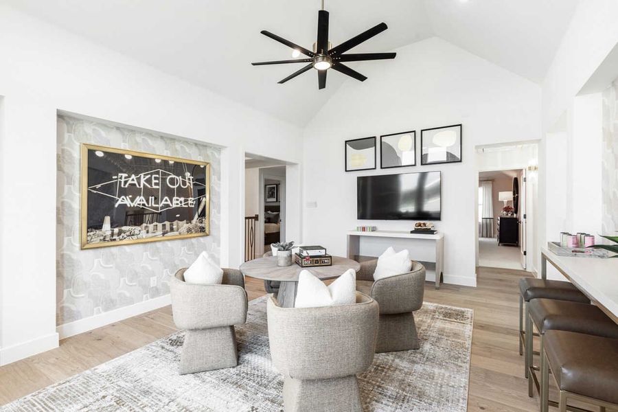 Representative Game Room - some options shown