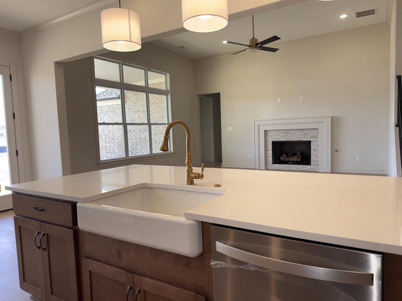 Close-up of interior finishes inside a home in White Oak, Arlington (Image 11).