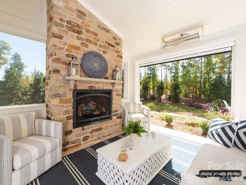 Furnished interior view inside a new home in , Davidson (Image 12).