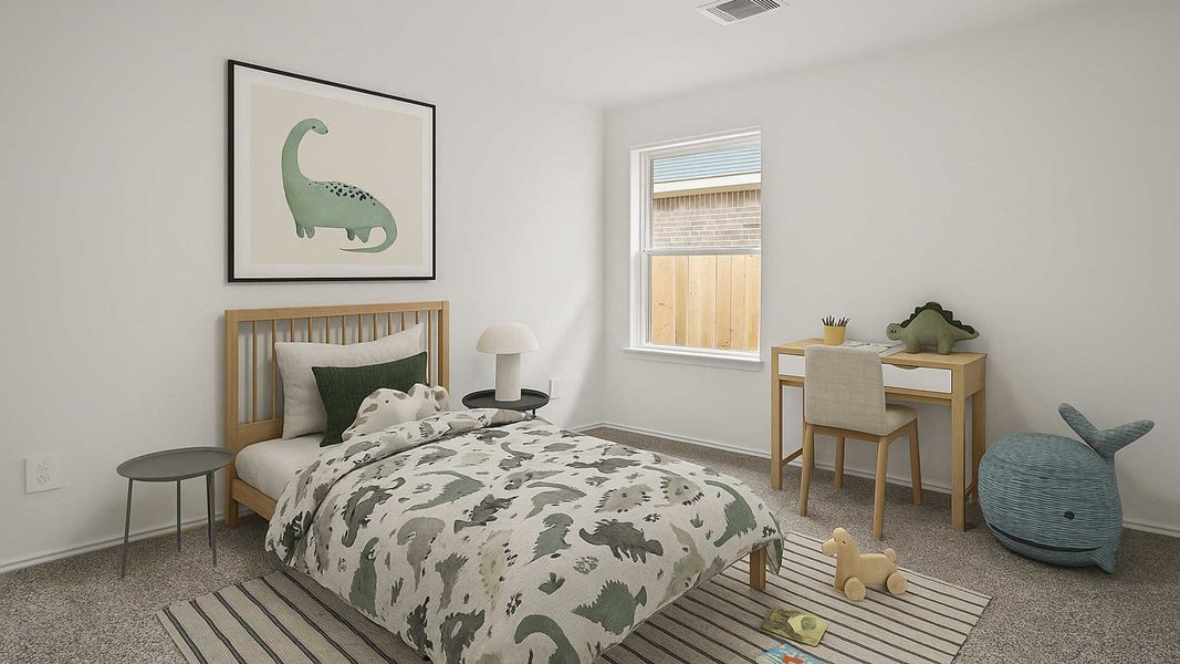 Furnished interior view inside a new home in Sunterra, Katy (Image 5).