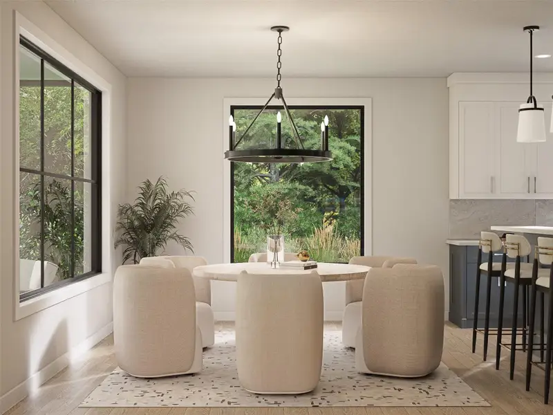 Furnished interior view inside a new home in , Magnolia (Image 7).