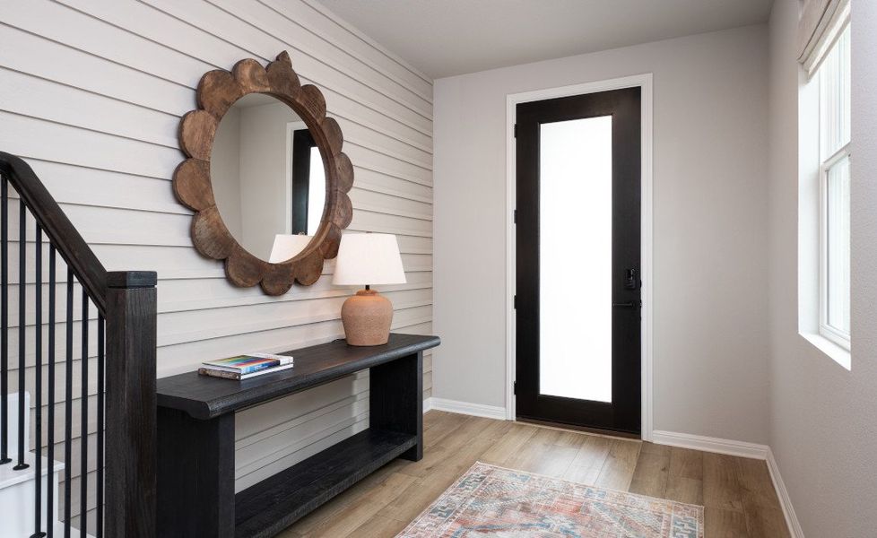 Representative furnished interior of a home built from the McKinney by Ashton Woods in The Trails at Carmel 40s, Pflugerville (Image 3).