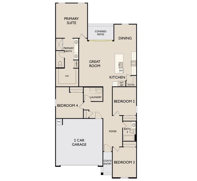 2D floor plan layout of this home in North Copper Canyon, Surprise, AZ (Image 5). 2D floor plan layout of this home in North Copper Canyon, Surprise, AZ (Image 5).