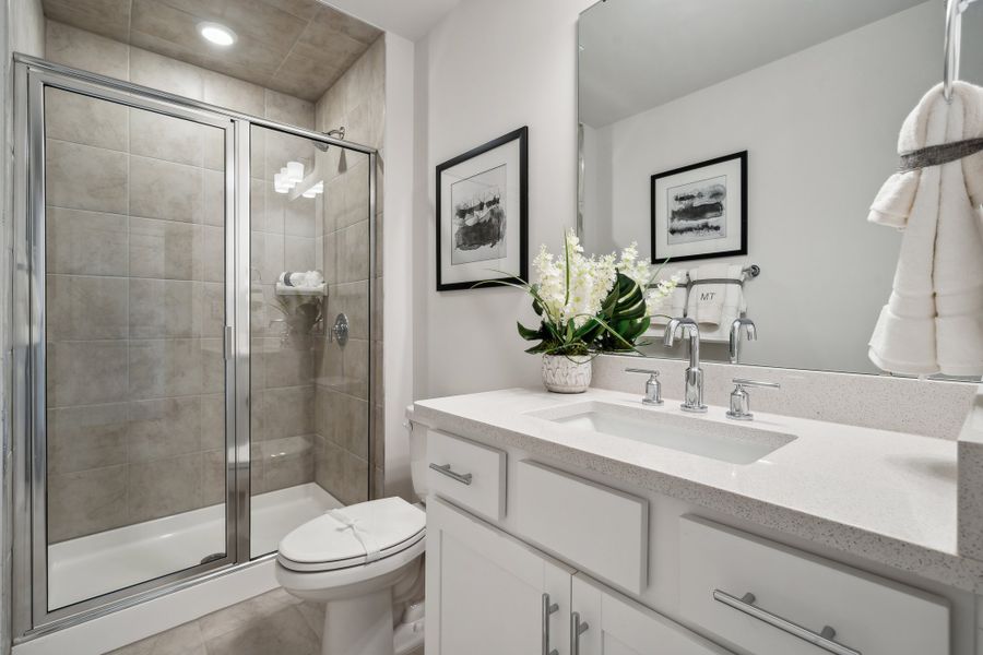 Furnished interior view inside a new home in Senata at Research Park, Charlotte (Image 9).
