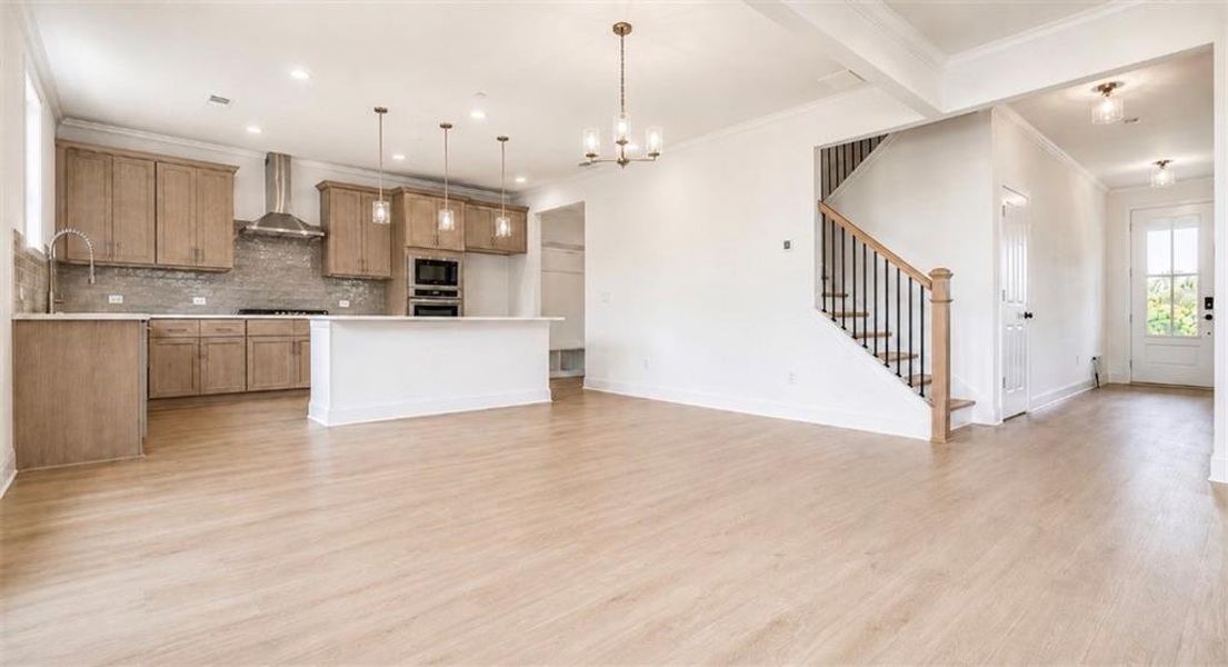 Spacious, unfurnished interior of a new home in Wehunt Meadows, Hoschton (Image 18). Spacious, unfurnished interior of a new home in Wehunt Meadows, Hoschton (Image 18).