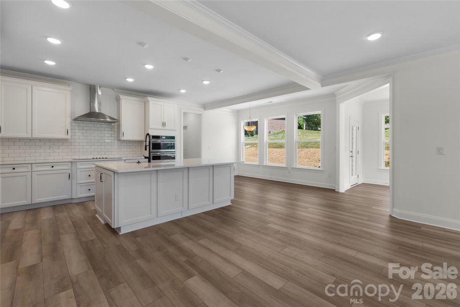 Furnished interior view inside a new home in , Hickory (Image 4).