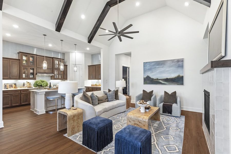 Representative Family Room - some options shown