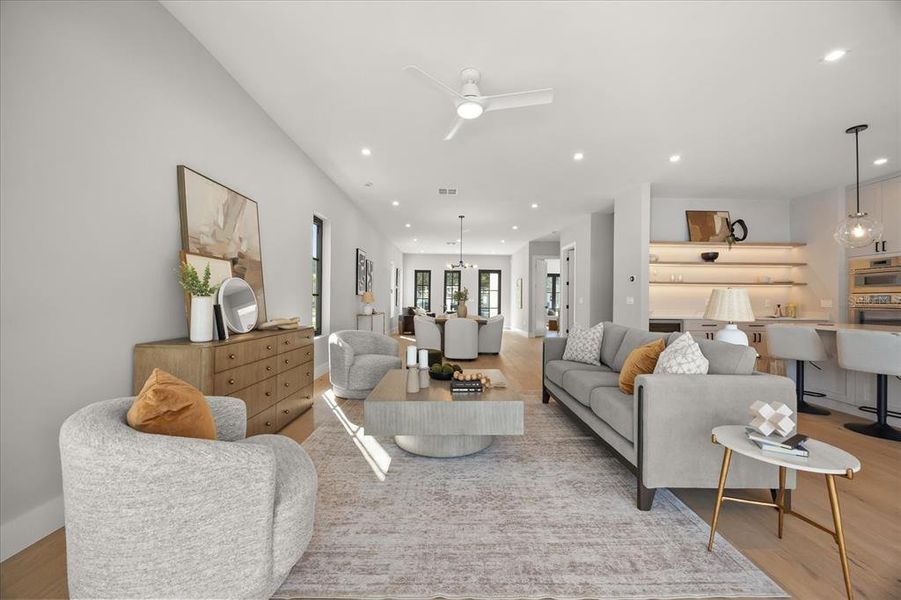 Furnished interior view inside a new home in , Orlando (Image 35). Furnished interior view inside a new home in , Orlando (Image 35).