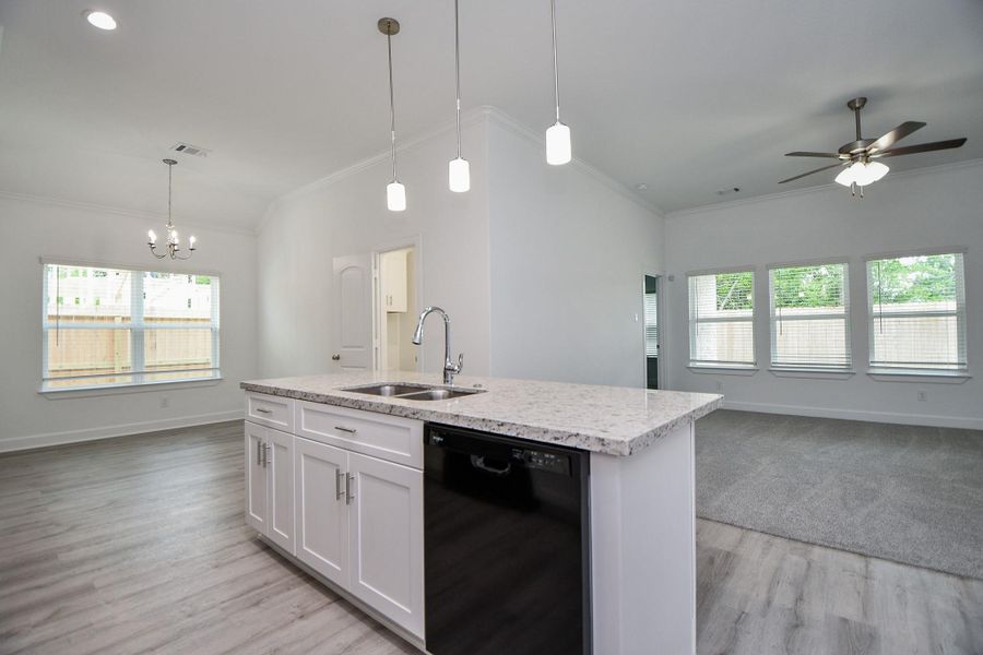Furnished interior view inside a new home in , Houston (Image 5). Furnished interior view inside a new home in , Houston (Image 5).