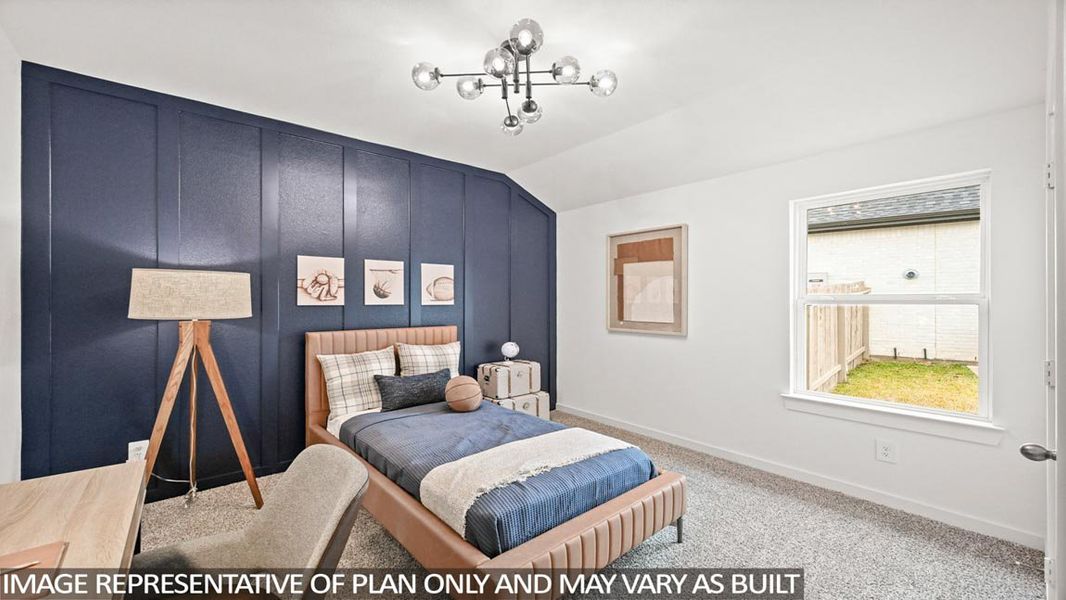 Furnished interior view inside a new home in Granger Pines, Conroe (Image 9).