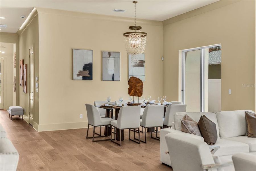 Furnished interior view inside a new home in , Orlando (Image 13). Furnished interior view inside a new home in , Orlando (Image 13).