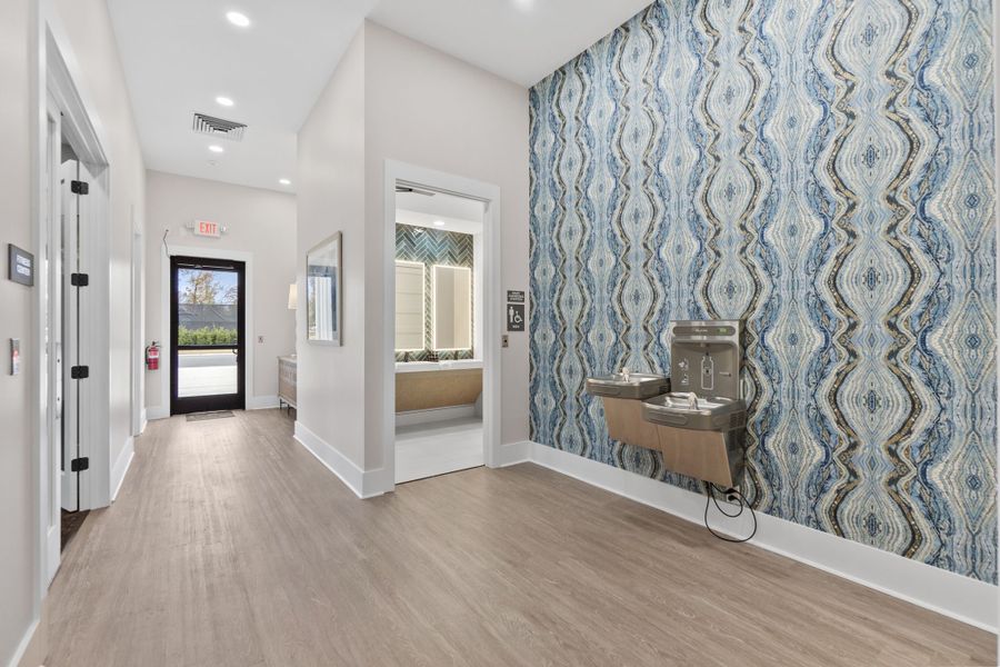 Furnished interior view inside a new home in Esplanade at Northgate, Indian Trail (Image 17).