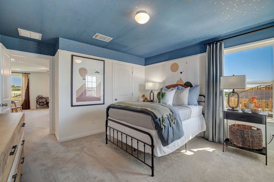 Furnished interior view inside a new home in Cool Water at Sonterra, Jarrell (Image 11).