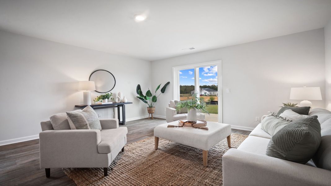 Furnished interior view inside a new home in Holly Oaks, Statesboro (Image 15).